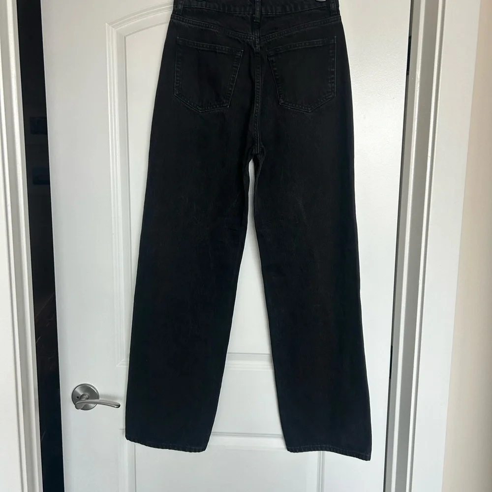 Reformation Cary Studded High Waist Slouchy Wide Leg Jeans - Picture 7 of 8